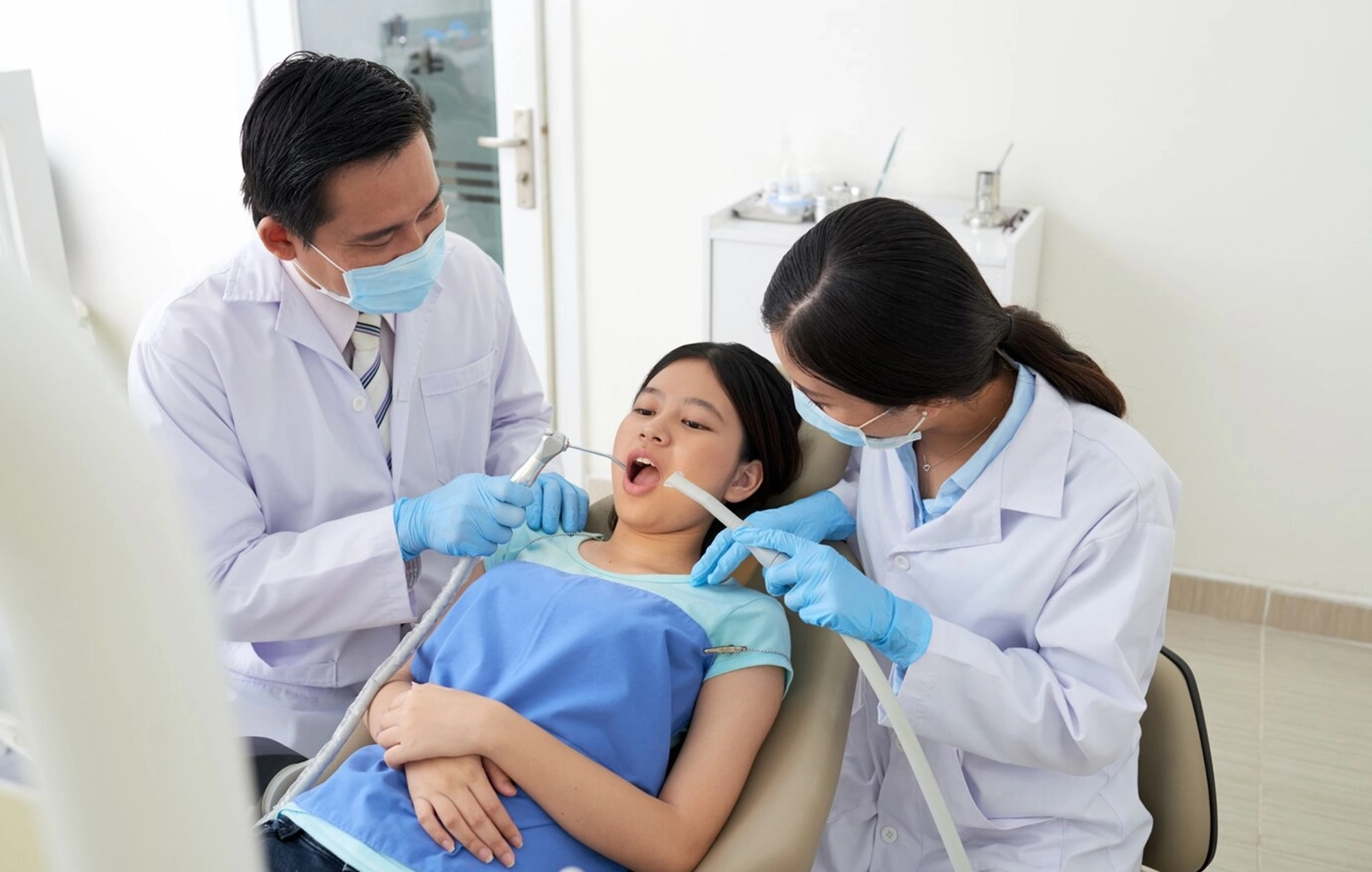 A patient being treated at JP Dental